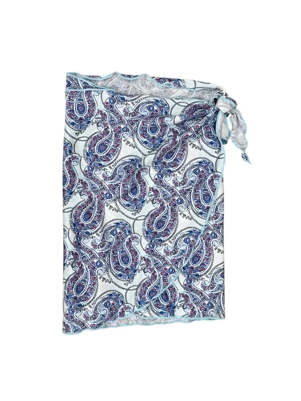 RARE FRANKIE’S BIKINIS Paraiso Shine Wrap Sarong in Paradiso Paisley